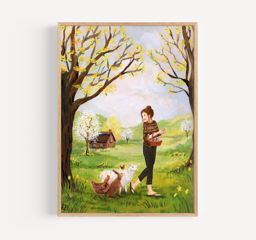 Spring celebration - giclée print – Esther Bennink