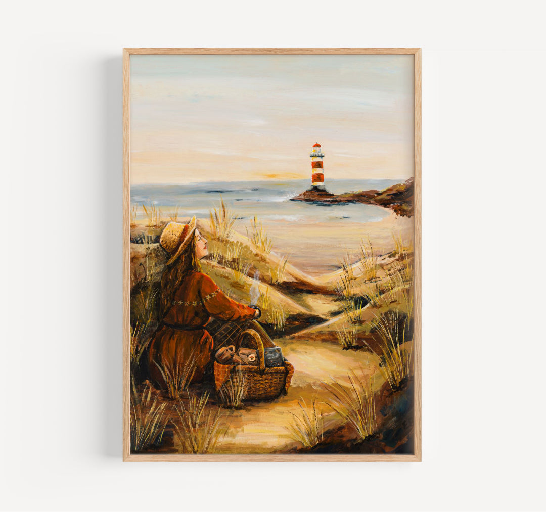 At the coast - giclée print