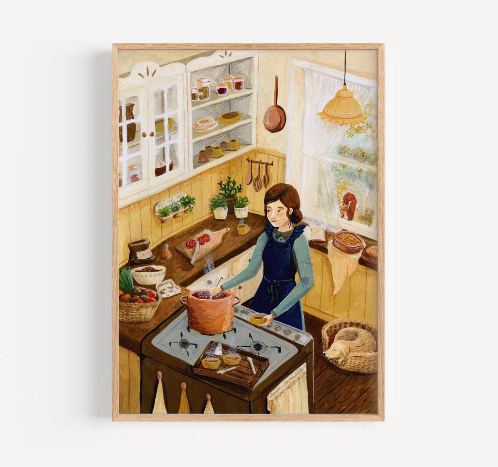 Kitchen cosiness - giclée print