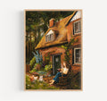 Cottage garden - giclée print