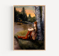 The birches - giclée print
