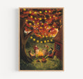 Campfire cosiness - giclée print