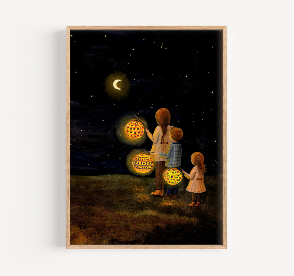 Lantern magic - giclée print