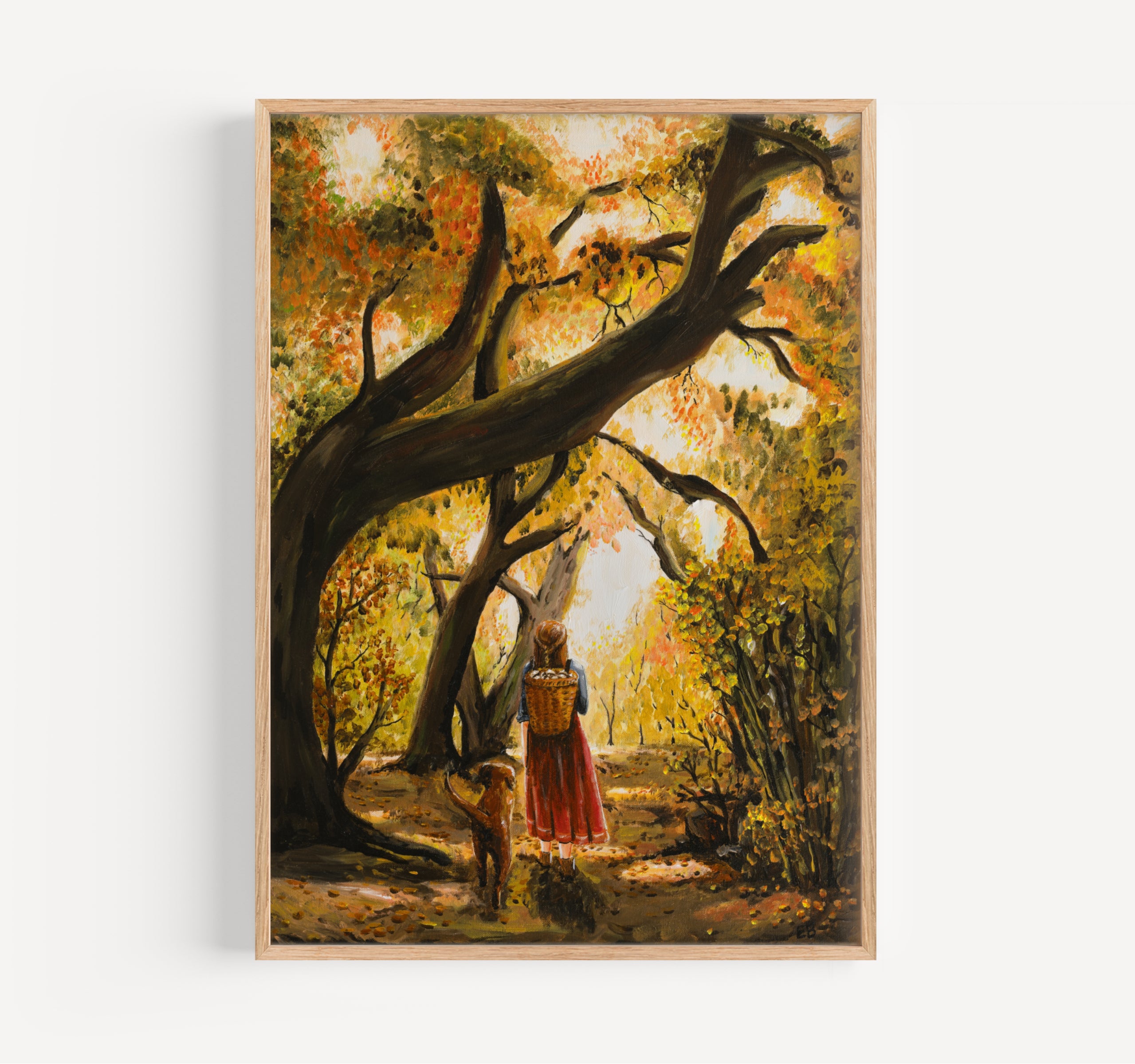 Mushroom hike - giclée print