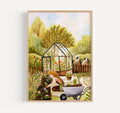 Gardening - giclée print