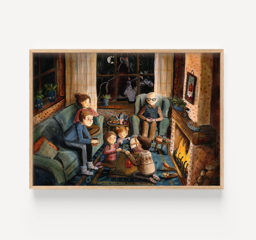 St nicholas night - giclée print