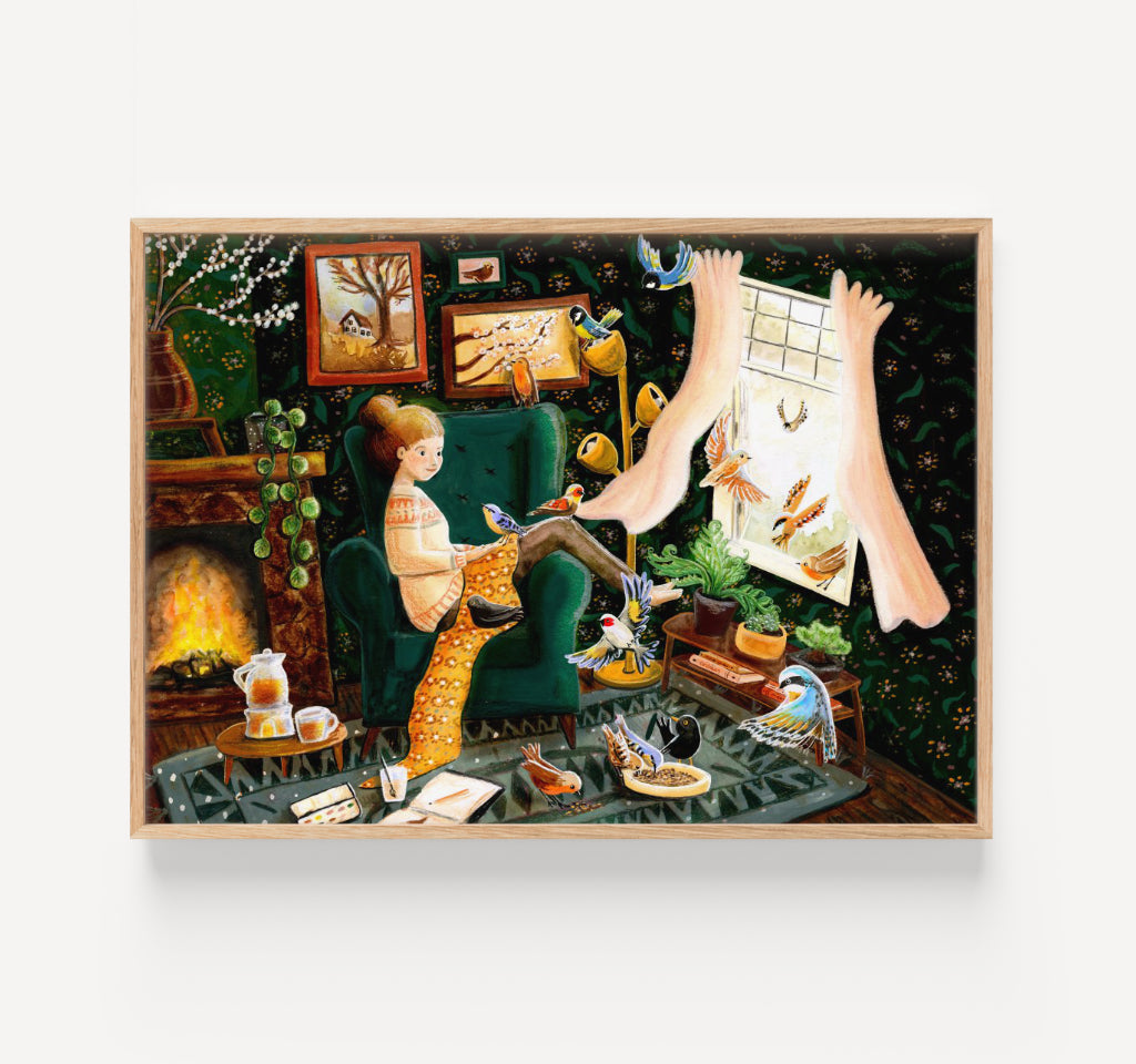 Birds - giclée print