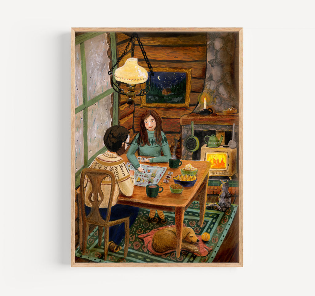 Cottage get away - giclée print